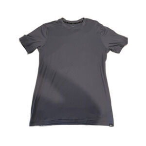 Gaiam Men’s Small Cool Grey Everyday Basic Crew Workout Shirt NWT Msrp $42